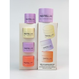Pastel Набір нічних масок для губ PASTELLAB  ПЕРСИК, ВАНІЛЬ, ЧОРНИЦЯ, 3х3,5 г