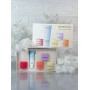 Pastel Набір міні продуктів PASTELLAB (Гель д/пілінгу обл., 10г + Крем д/догляду за кутик. та нігтями, 3,5г + Маска д/губ нічна  ПЕРСИК, ВАНІЛЬ, ЧОРНИЦЯ, 3х3,5г)
