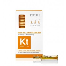 Revuele Ампули для волосся KERATIN+ Активатор відновлення, 8*5 мл