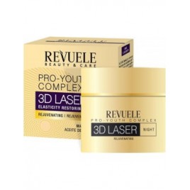 Revuele Крем для обличчя антивіковий нічний 3D LASER, 50 мл