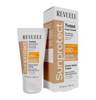 Revuele Крем для обличчя тонуючий - Світлий відтінок SPF50+, 50 мл 