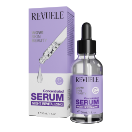 Revuele Сироватка д/обл.конц. WOW! SKIN BEAUTY нічна омолодж., 30 мл