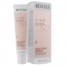 Reveule Флюїд для обличчя щоденний сонцезахисний  з гіалуроновою кислотою SPF 50+, 40 мл