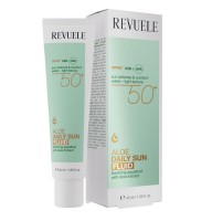Reveule Флюїд для обличчя щоденний сонцезахисний з алое вера SPF 50+, 40 мл